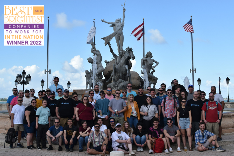 CHARLES IT NAMED A 2022 BEST & BRIGHTEST COMPANY TO WORK FOR IN THE NATION