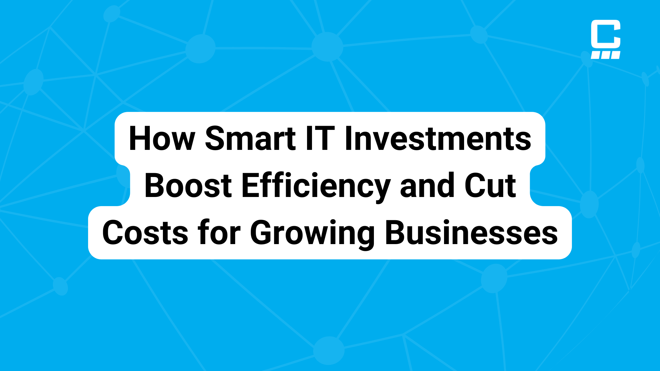 How Smart IT Investments Boost Efficiency and Cut Costs for Growing Businesses